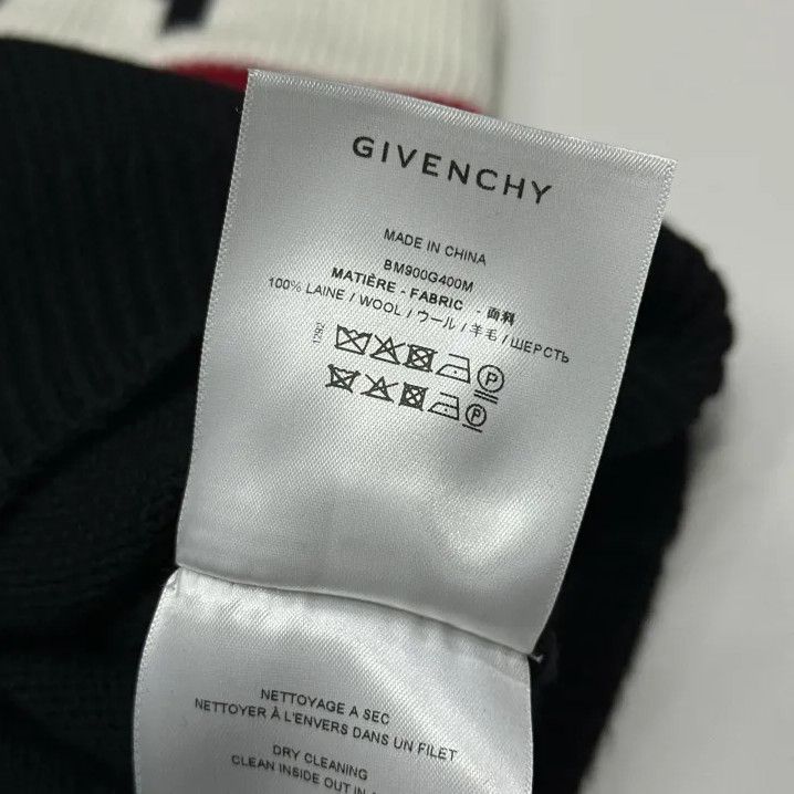 Givenchy Givenchy Men's Logo Intarsia Knit Sweater Size US L / EU 52-54 / 3 - 2 Thumbnail