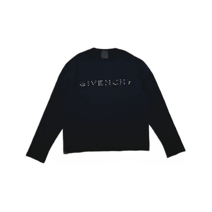 Givenchy Givenchy FW21 Rivet Embroidery Logo Crewneck Knit Size US L / EU 52-54 / 3 - 2 Thumbnail