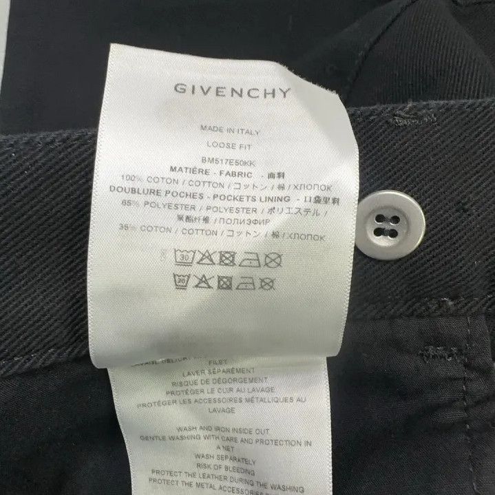 Givenchy Givenchy Men's Black Mid-Rise Casual Jeans Size US 28 / EU 44 - 6 Thumbnail