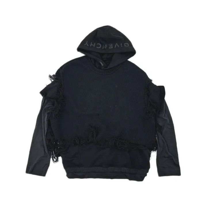 Givenchy Givenchy SS23 Solid Hole Men's Hoodie Size US L / EU 52-54 / 3 - 2 Thumbnail