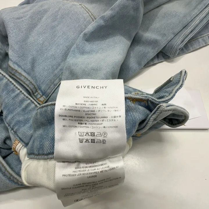 Givenchy Givenchy SS23 Light Washed Wide-Leg Jeans Size US 30 / EU 46 - 4 Thumbnail