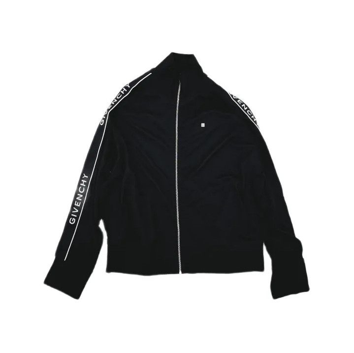 Givenchy GIVENCHY Logo Trim Stand Collar Zip Jacket Size US XXL / EU 58 / 5 - 2 Thumbnail