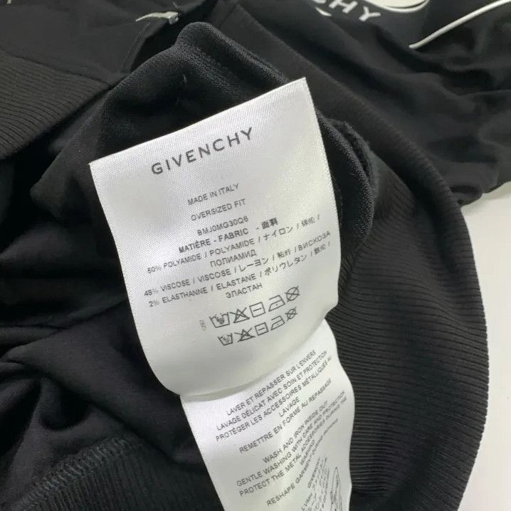 Givenchy GIVENCHY Logo Trim Stand Collar Zip Jacket Size US XXL / EU 58 / 5 - 5 Thumbnail