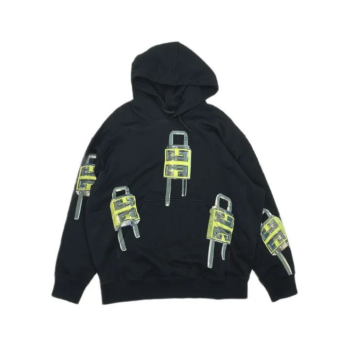 Givenchy Givenchy SS23 Lock Print Oversized Hoodie Size US S / EU 44-46 / 1 - 2 Thumbnail