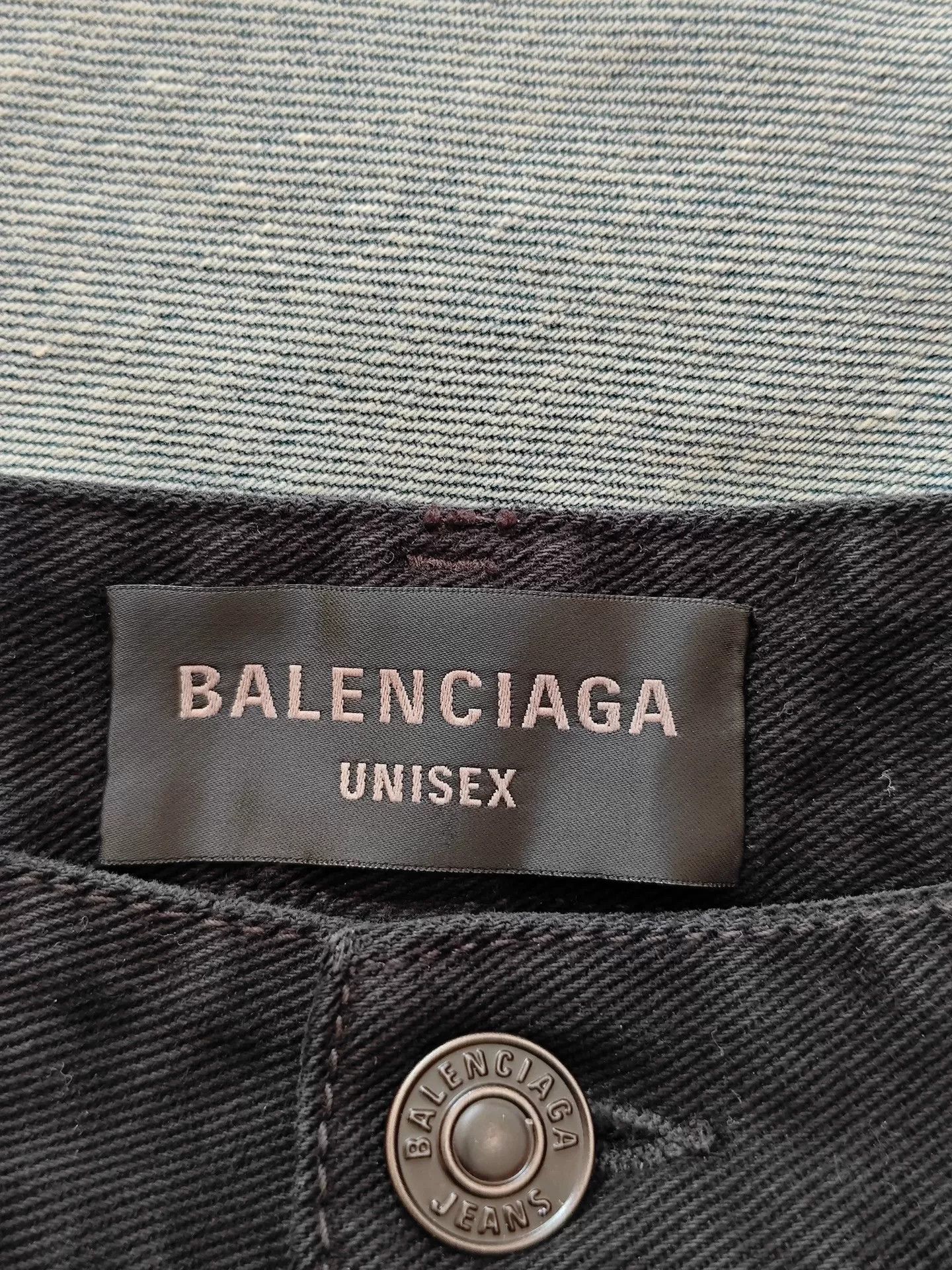 Balenciaga Balenciaga Knee Destroyed Black Jeans Size US 28 / EU 44 - 3 Thumbnail