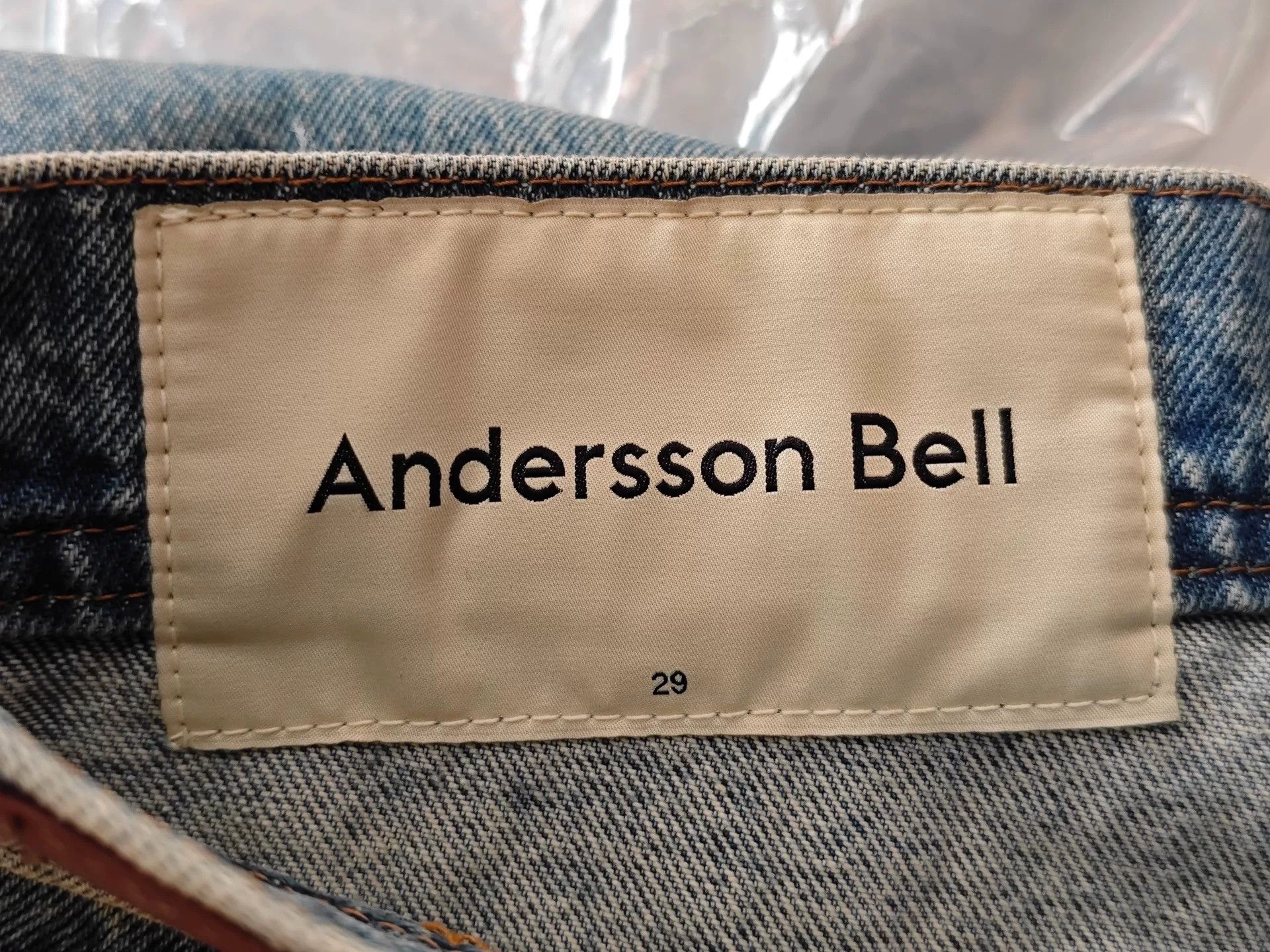 Andersson Bell Andersson Bell Washed Distressed Flared Jeans Size US 29 - 4 Thumbnail