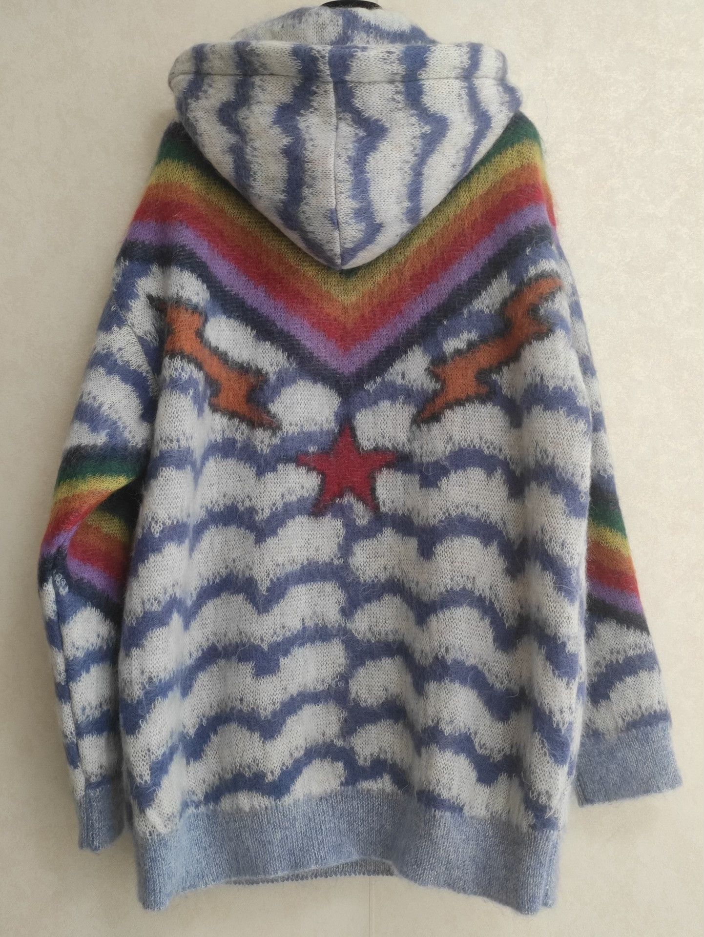 Celine Celine Rainbow Lightning Wool Hoodie Size XS / US 0-2 / IT 36-38 - 3 Thumbnail