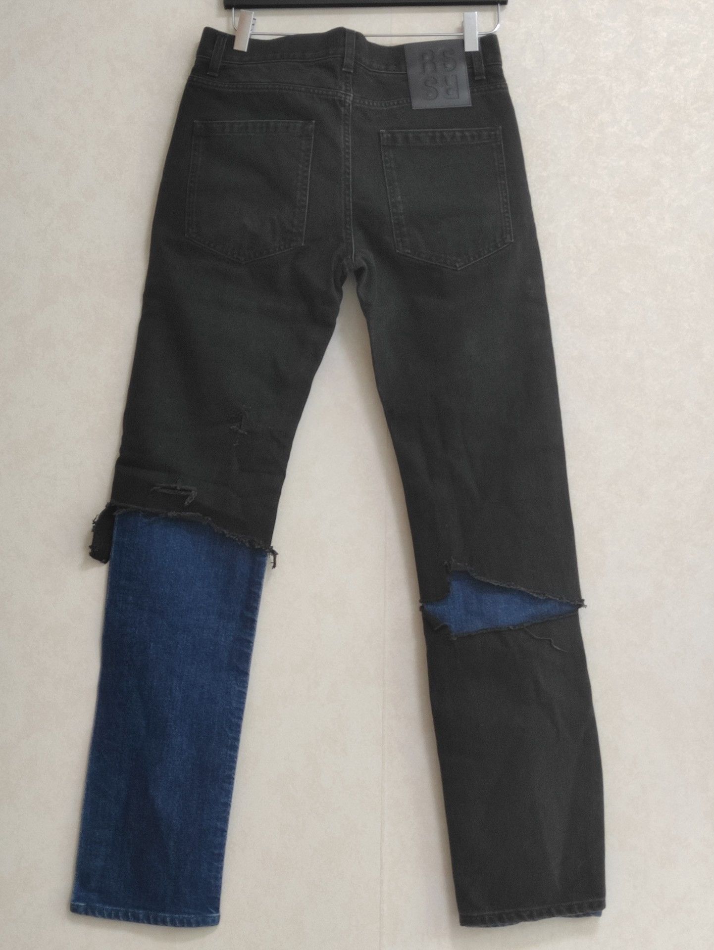 Raf Simons Raf Simons Show Distressed Double-Layer Jeans Size US 29 - 2 Thumbnail