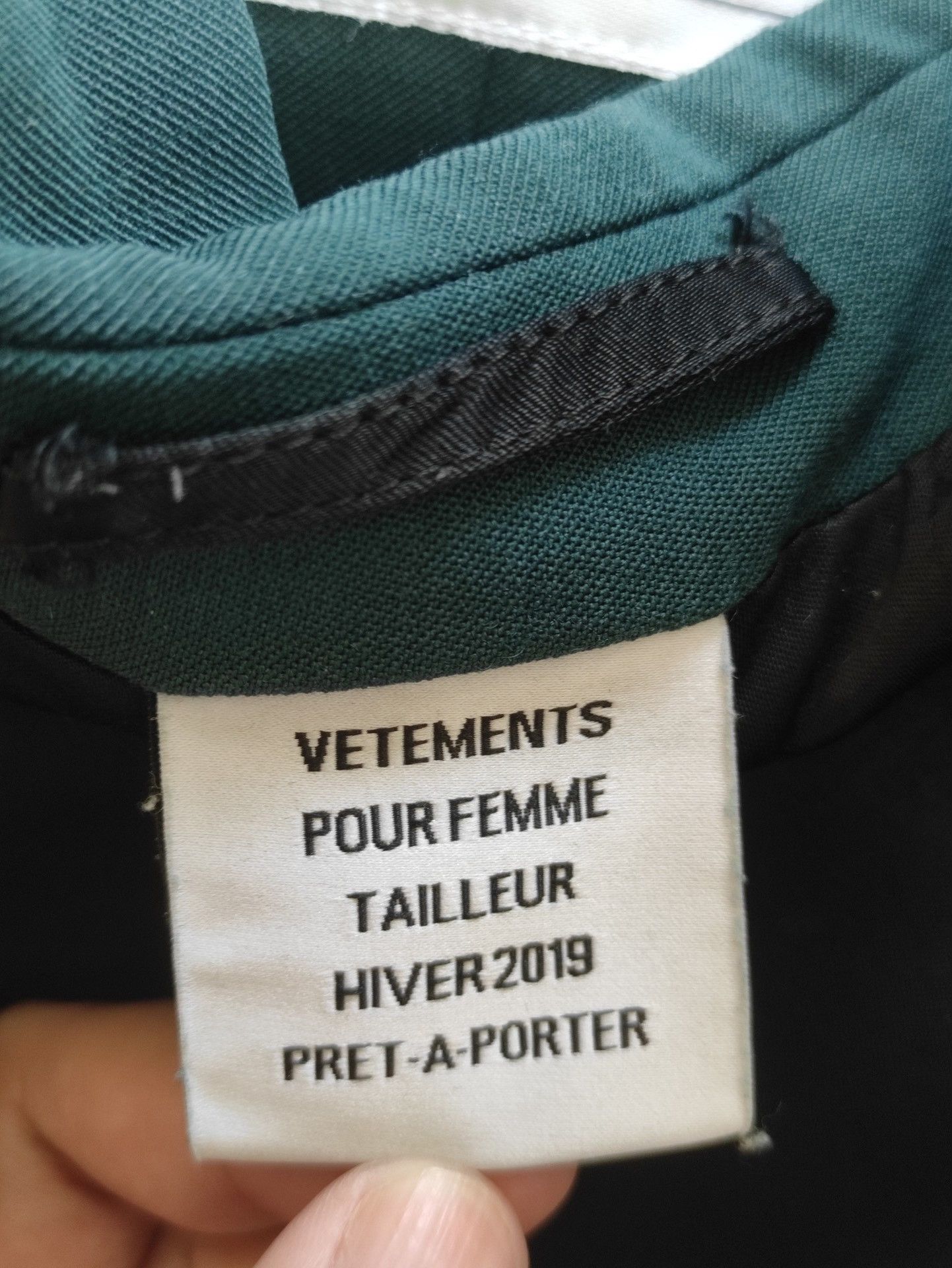 Vetements Vetements 2019 Dark Green Suit Size US S / EU 44-46 / 1 - 3 Thumbnail