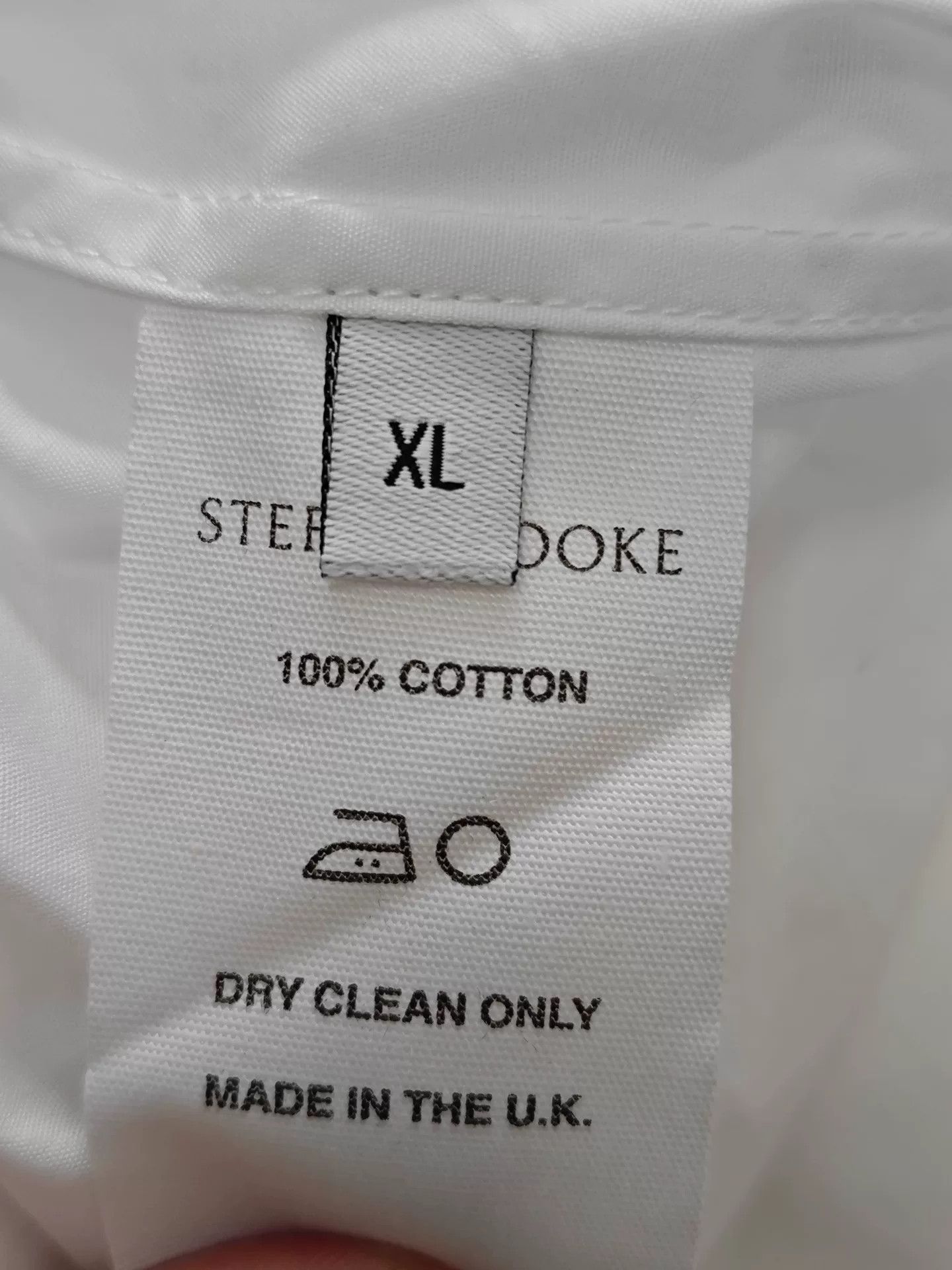 Stefan Cooke Stefan Cooke White Shirt with Metal Tie Size US XL / EU 56 / 4 - 4 Thumbnail