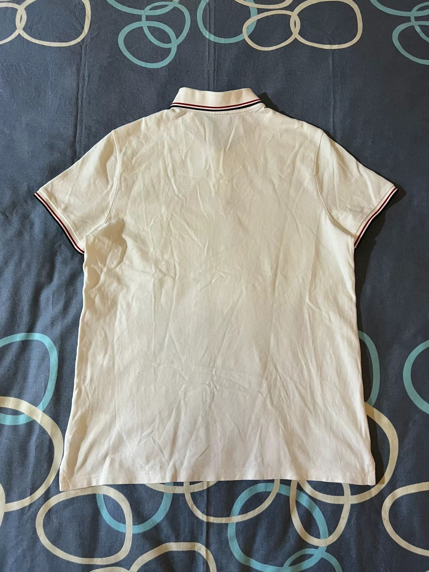 Moncler Moncler Maglia Striped Short-Sleeve Polo Size US XXL / EU 58 / 5 - 4 Thumbnail