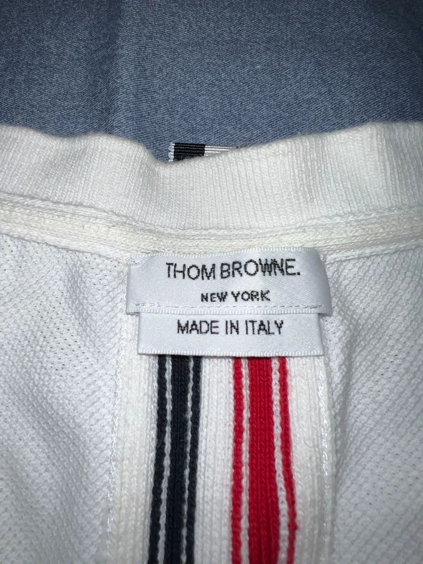 Thom Browne Thom Browne Classic Back Stripe T-Shirt Size US XL / EU 56 / 4 - 4 Thumbnail