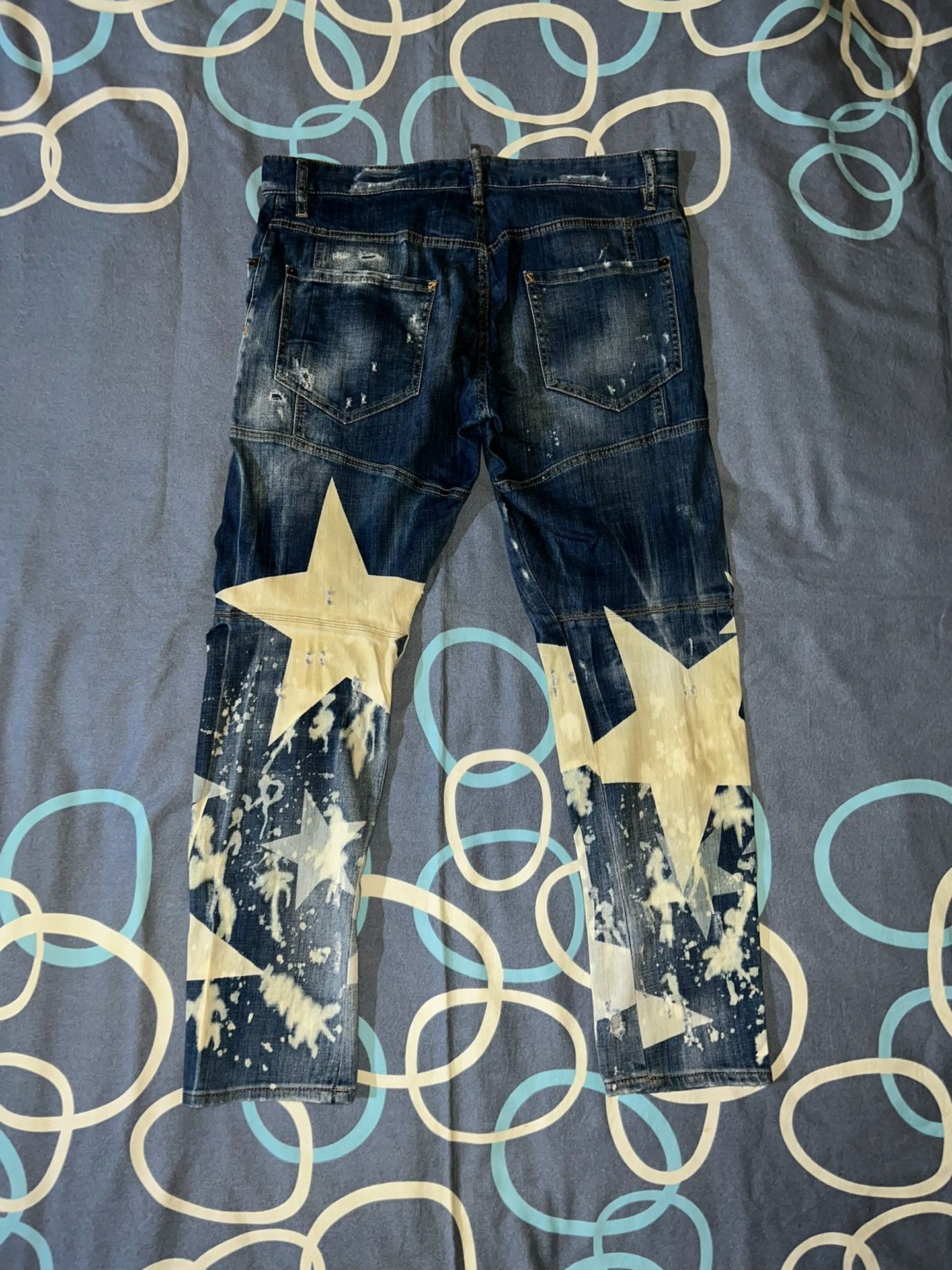 Dsquared2 Dsquared2 Tidy Biker Limited Star Ripped Jeans Size US 32 / EU 48 - 3 Thumbnail