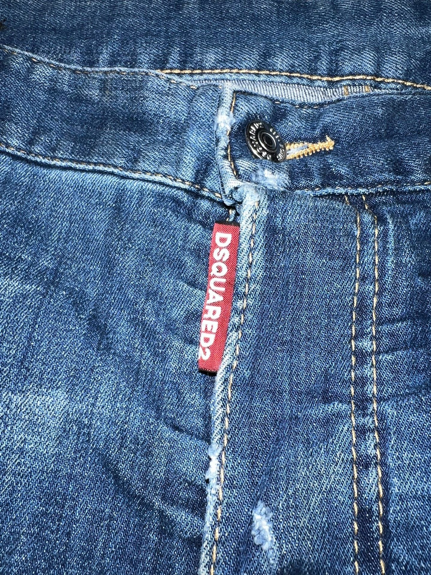 Dsquared2 Dsquared2 Tidy Biker Limited Star Ripped Jeans Size US 32 / EU 48 - 4 Thumbnail