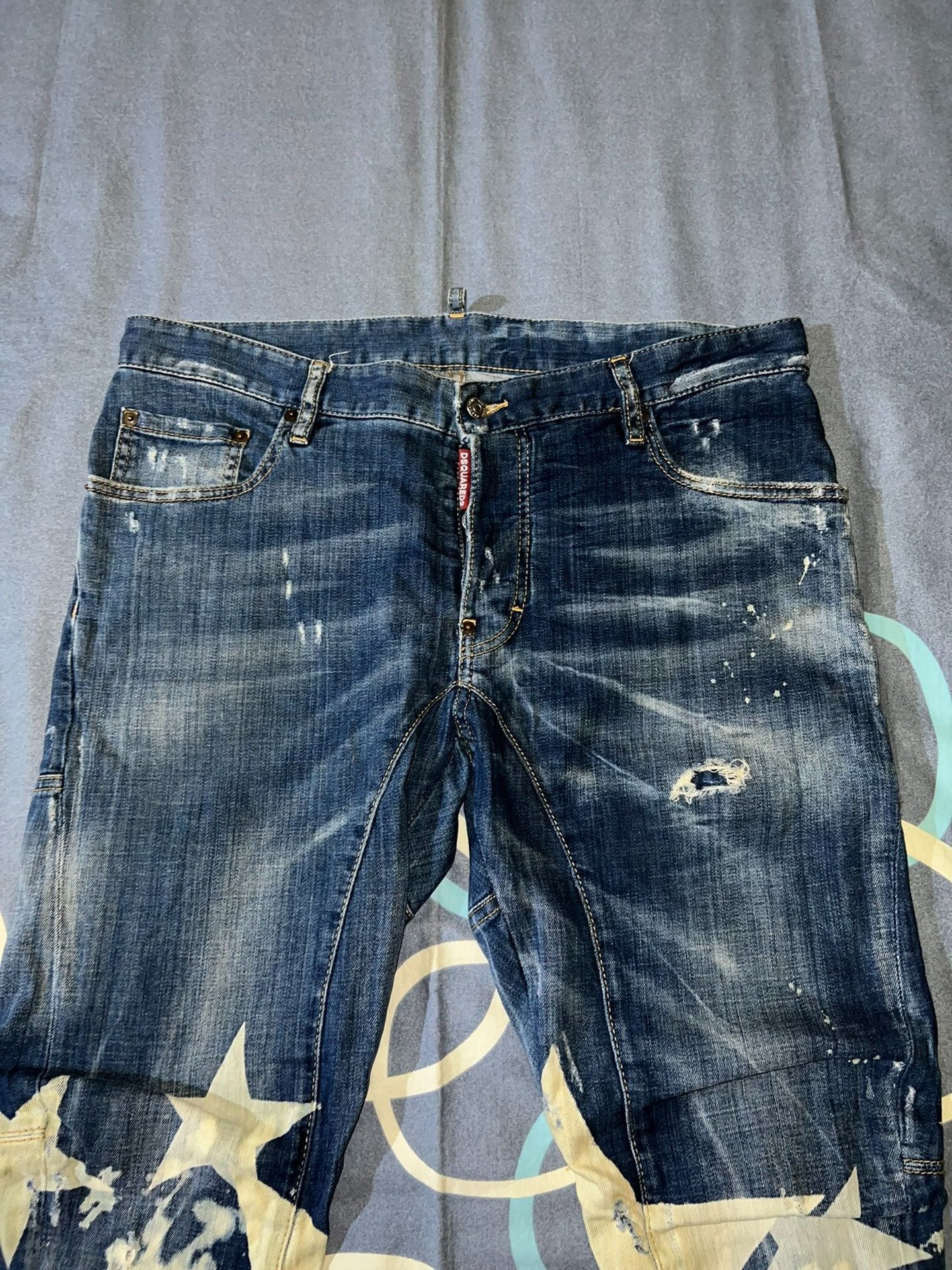Dsquared2 Dsquared2 Tidy Biker Limited Star Ripped Jeans Size US 32 / EU 48 - 2 Thumbnail