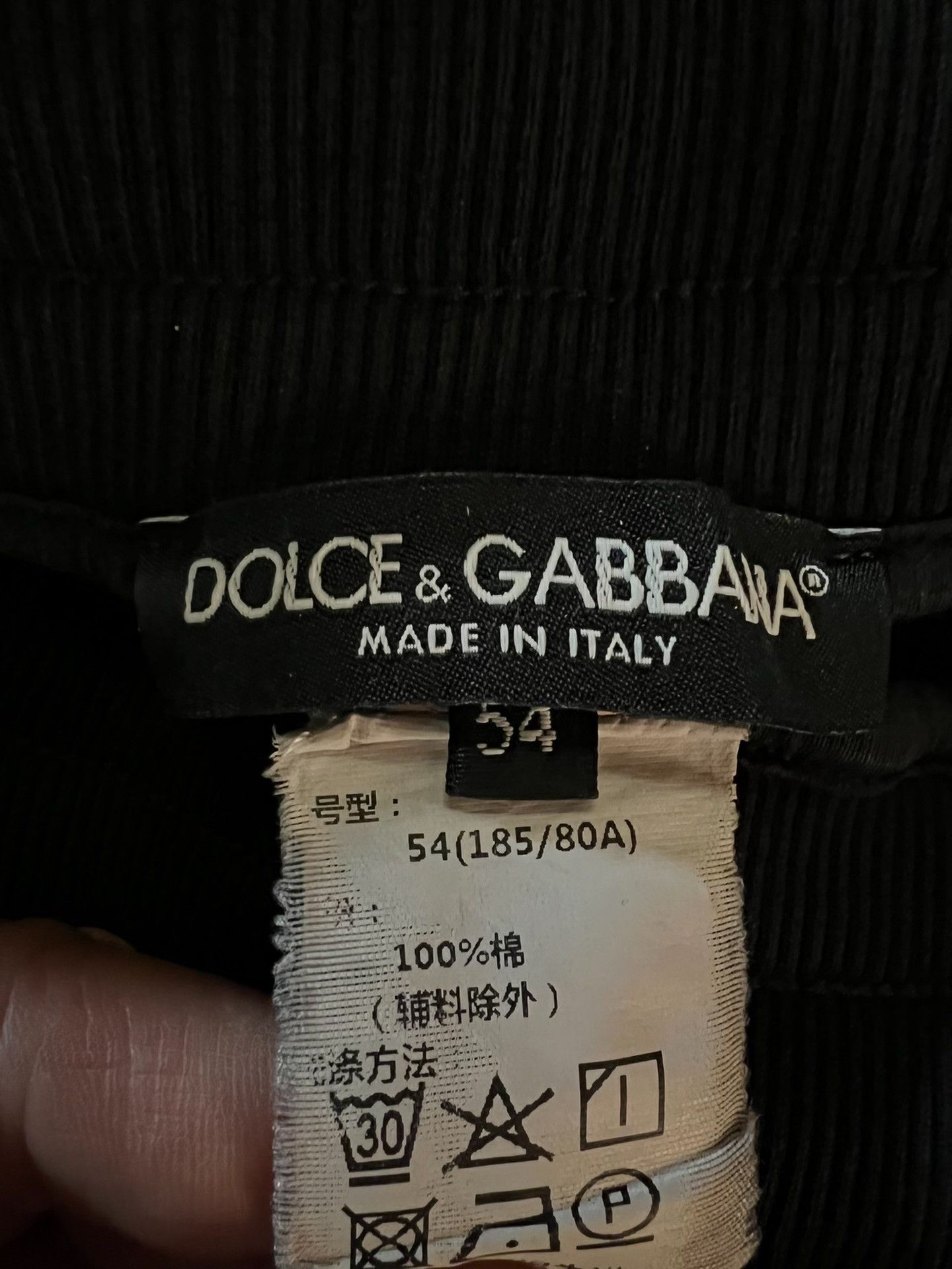 Dolce & Gabbana Dolce&Gabbana Slogan Embroidery Casual Pants Size US 36 / EU 52 - 7 Thumbnail