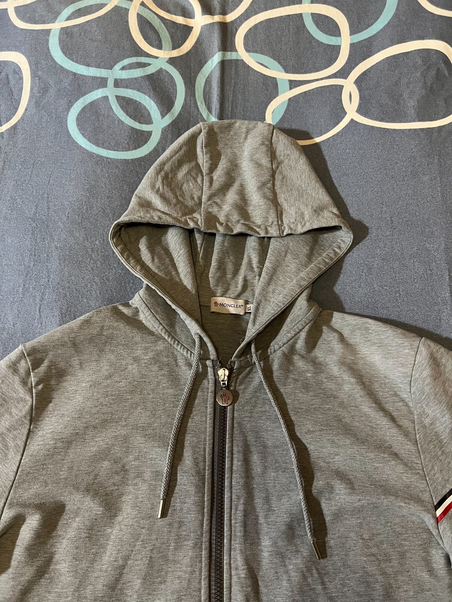 Moncler Moncler Classic Zip Hoodie Stripes Size US XL / EU 56 / 4 - 2 Thumbnail
