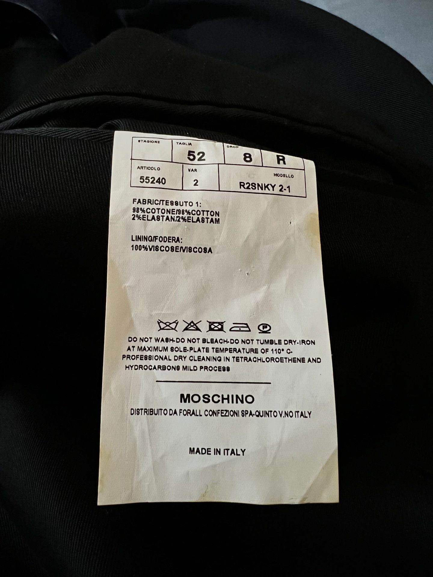 Moschino Moschino Runway Metal Chain Logo Blazer Size US L / EU 52-54 / 3 - 8 Thumbnail