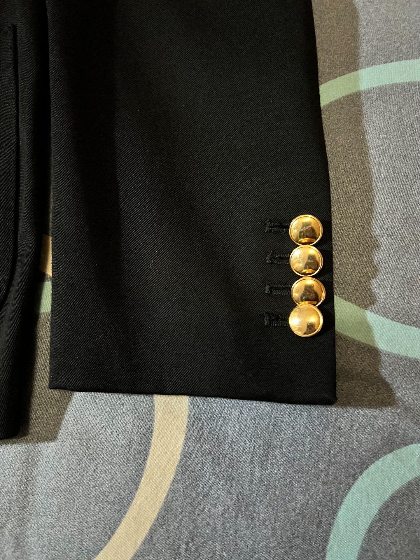 Moschino Moschino Runway Metal Chain Logo Blazer Size US L / EU 52-54 / 3 - 4 Thumbnail