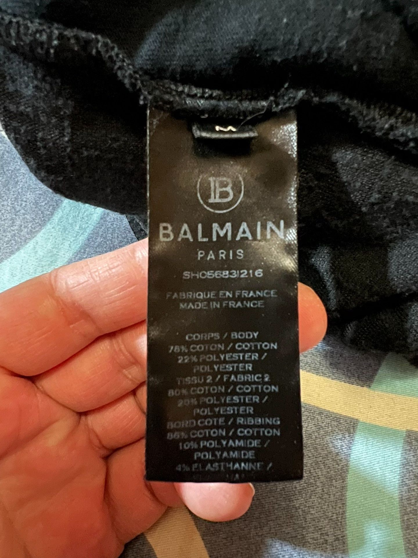 Balmain Balmain Velvet Embossed Wide-Leg Pants Size 31" - 8 Thumbnail
