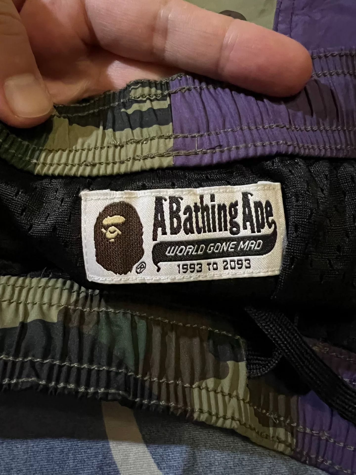 Bape Bape Shark Camo Purple Shorts Size US 32 / EU 48 - 7 Thumbnail
