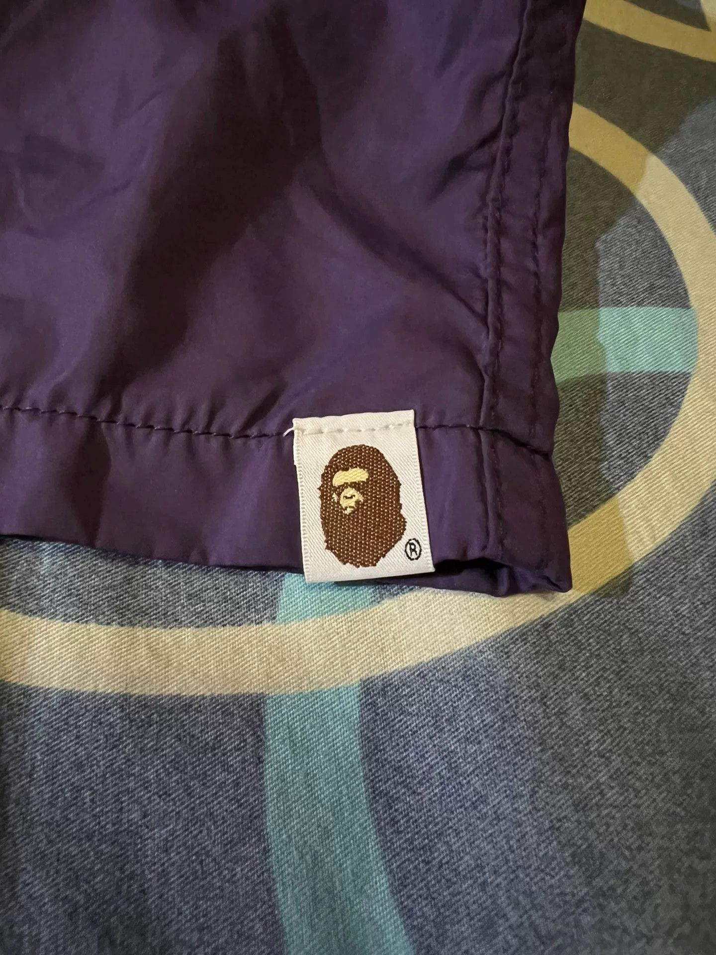 Bape Bape Shark Camo Purple Shorts Size US 32 / EU 48 - 6 Thumbnail