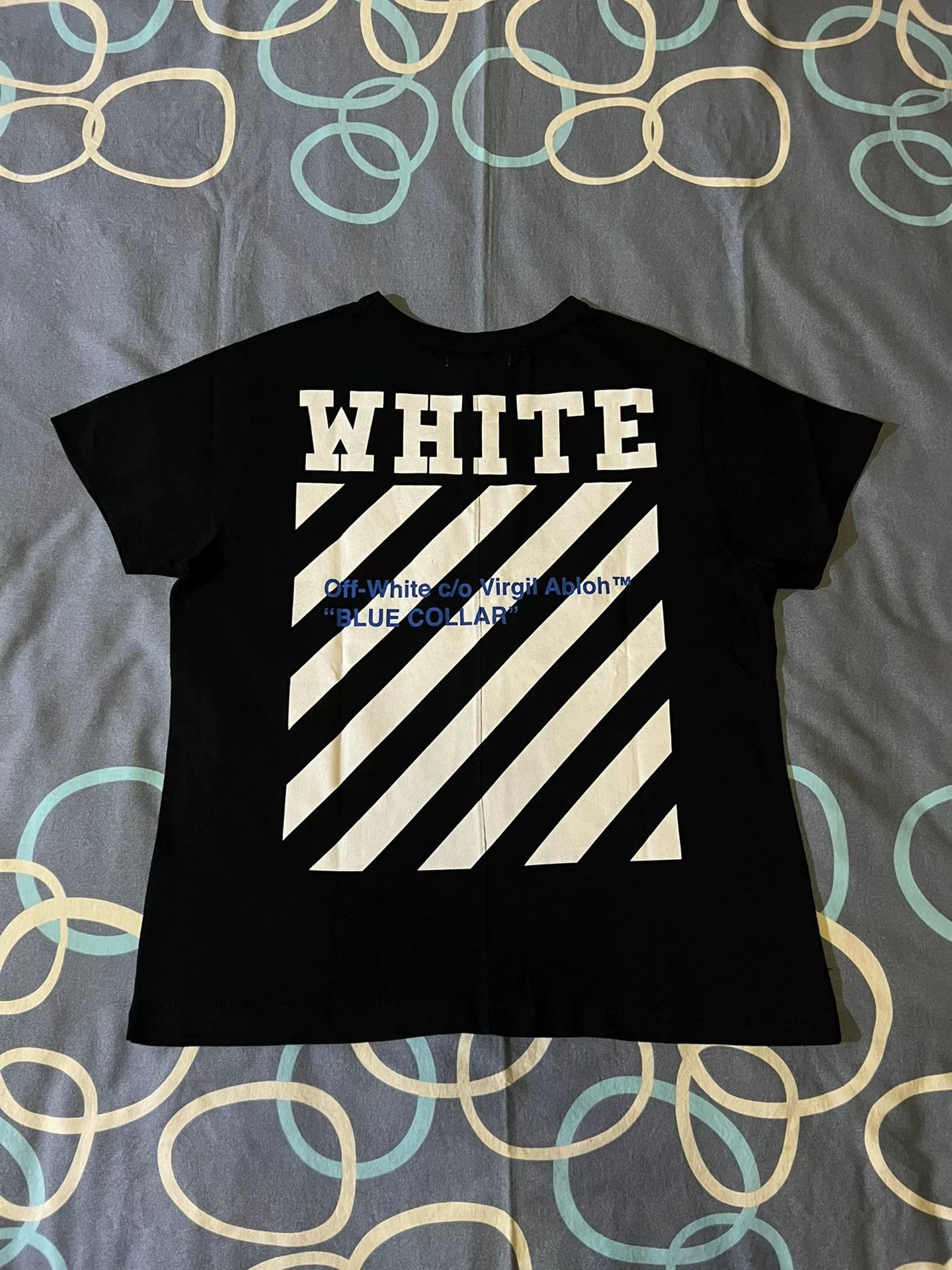 Off-White Off-White Classic Signature Warning T-Shirt Size US S / EU 44-46 / 1 - 2 Thumbnail