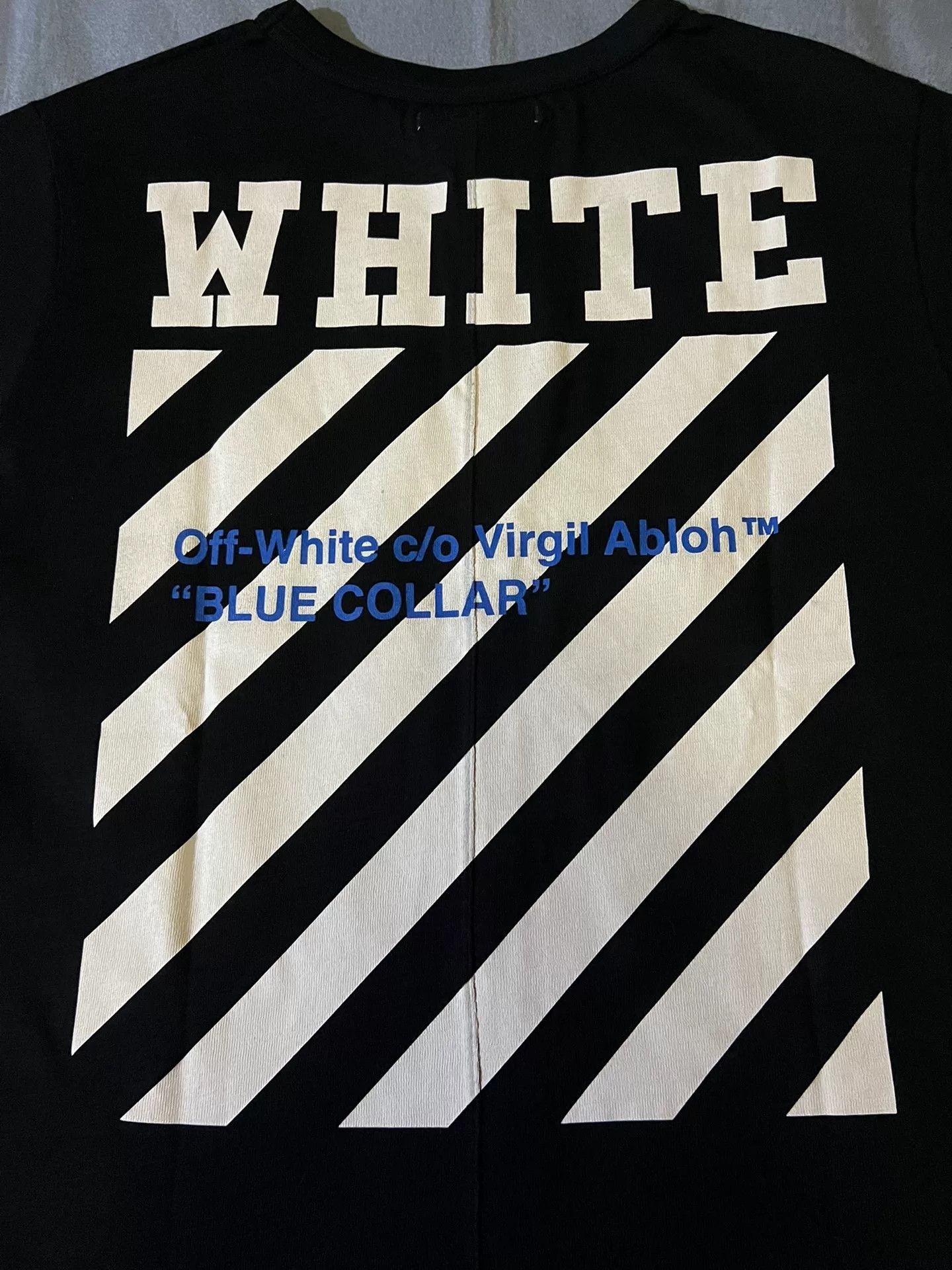 Off-White Off-White Classic Signature Warning T-Shirt Size US S / EU 44-46 / 1 - 7 Thumbnail