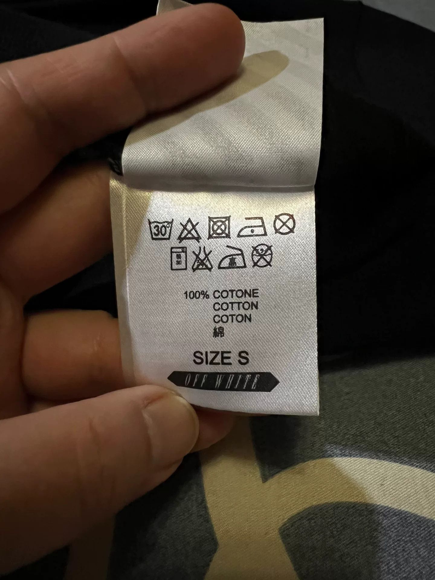 Off-White Off-White Classic Signature Warning T-Shirt Size US S / EU 44-46 / 1 - 8 Thumbnail