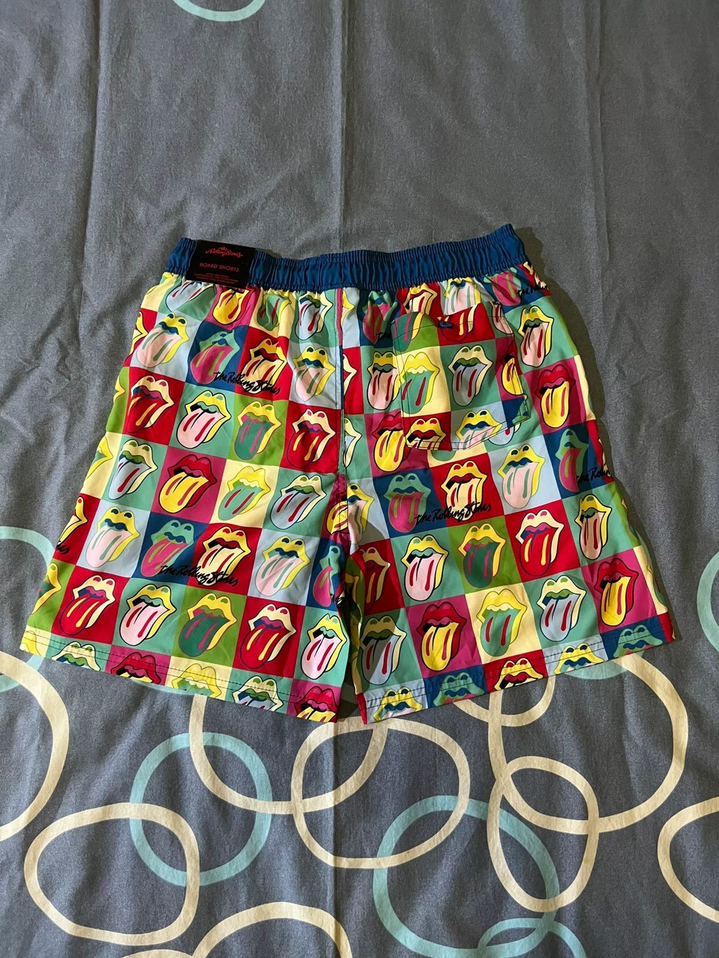 The Rolling Stones The Rolling Stones Logo Beach Shorts Size US 28 / EU 44 - 2 Thumbnail