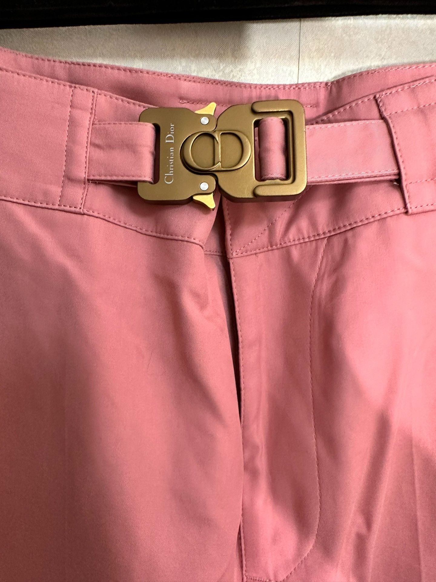 Dior Dior Runway Pink Lock Buckle Layered Shorts Size US 34 / EU 50 - 2 Thumbnail