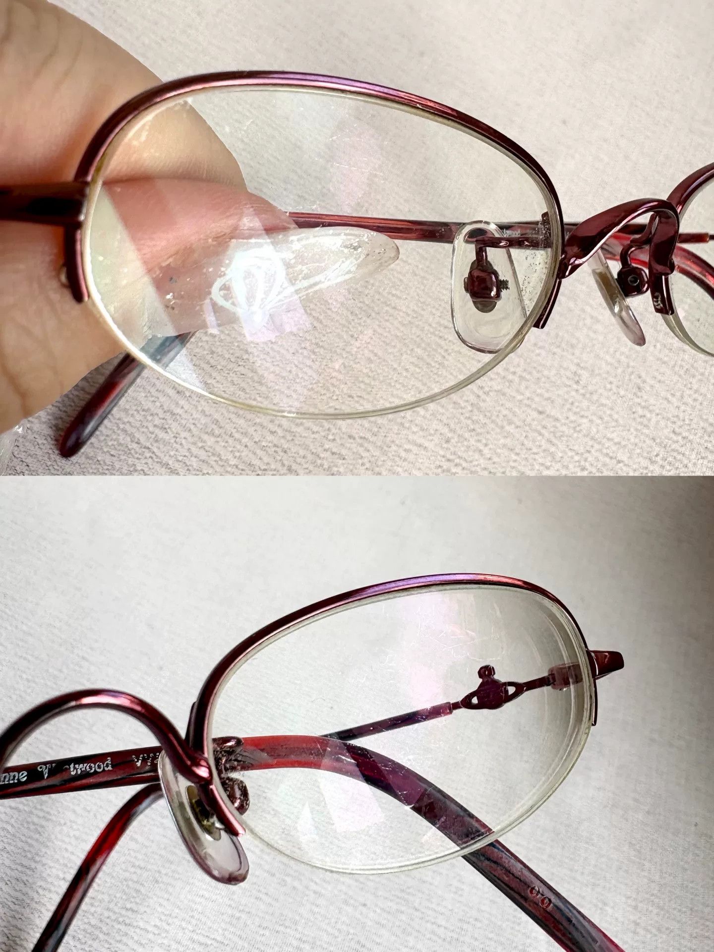 Vivienne Westwood Vivienne Westwood Vintage Red Saturn Glasses Size ONE SIZE - 4 Thumbnail