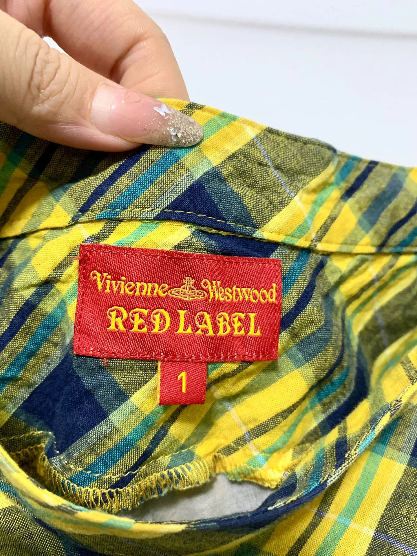 Vivienne Westwood Vivienne Westwood Yellow Plaid Skirt Size 34" / US 12 / IT 48 - 6 Thumbnail