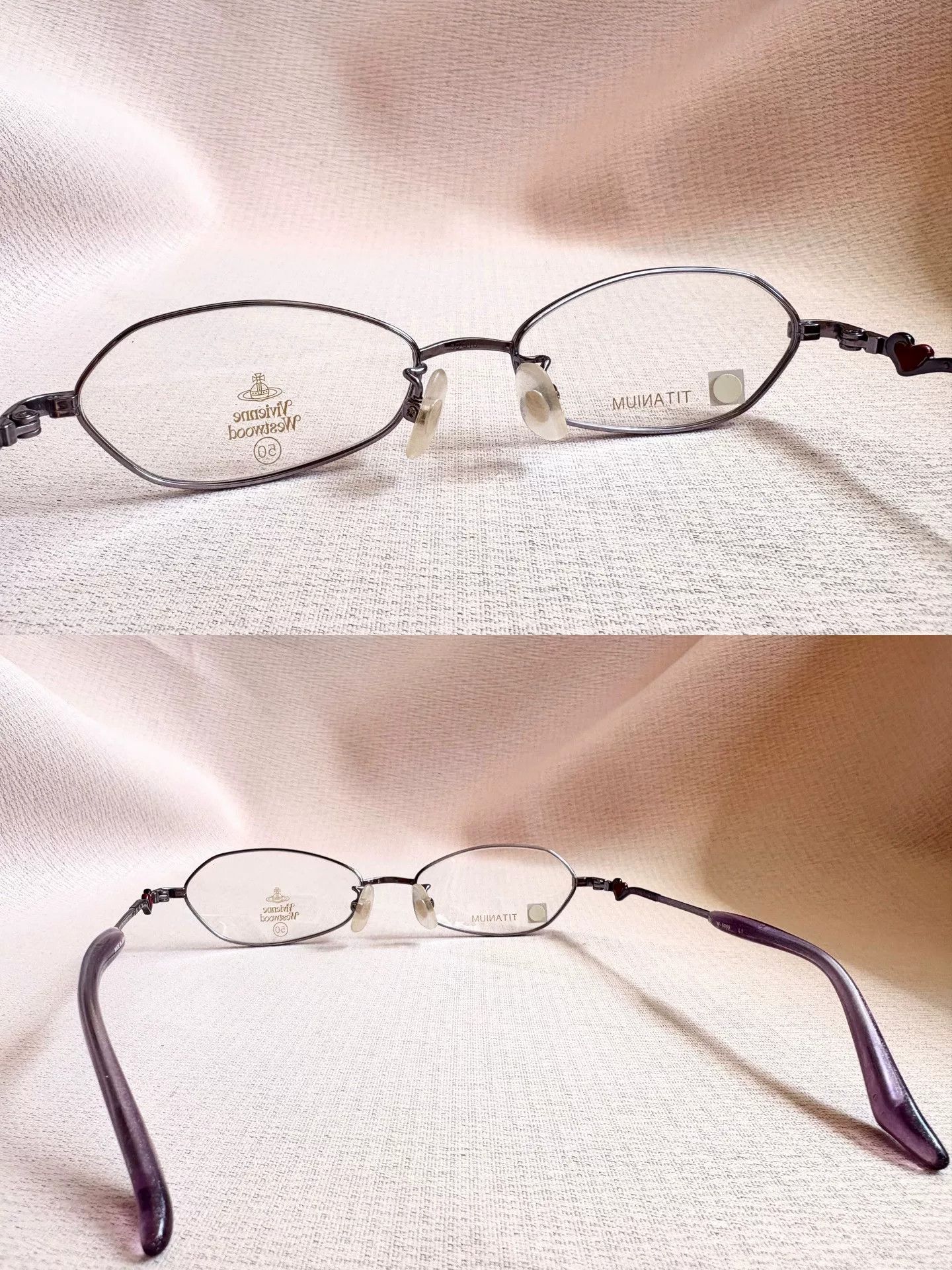 Vivienne Westwood Vivienne Westwood Purple Heart Glasses Size ONE SIZE - 3 Thumbnail