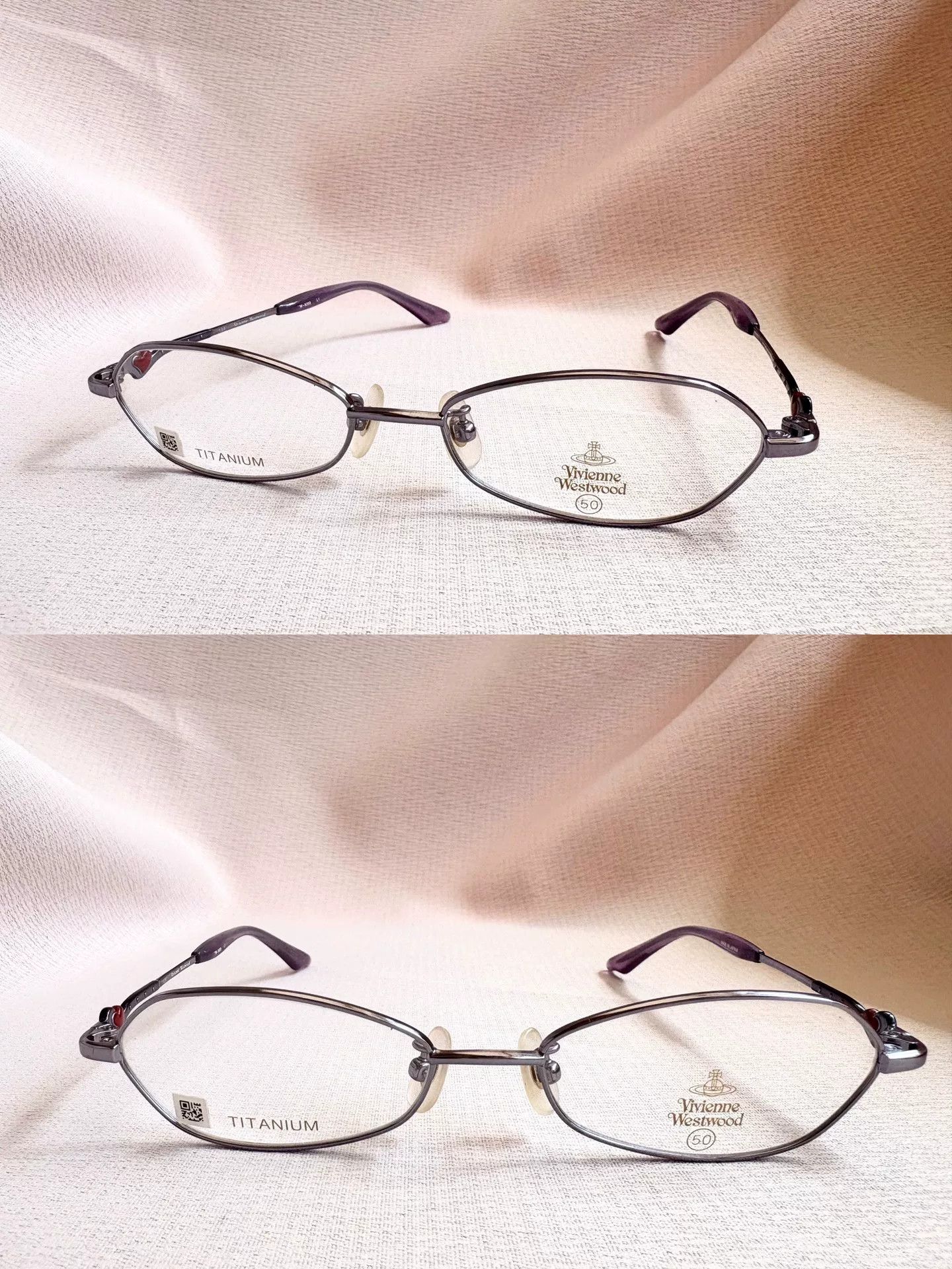 Vivienne Westwood Vivienne Westwood Purple Heart Glasses Size ONE SIZE - 2 Thumbnail