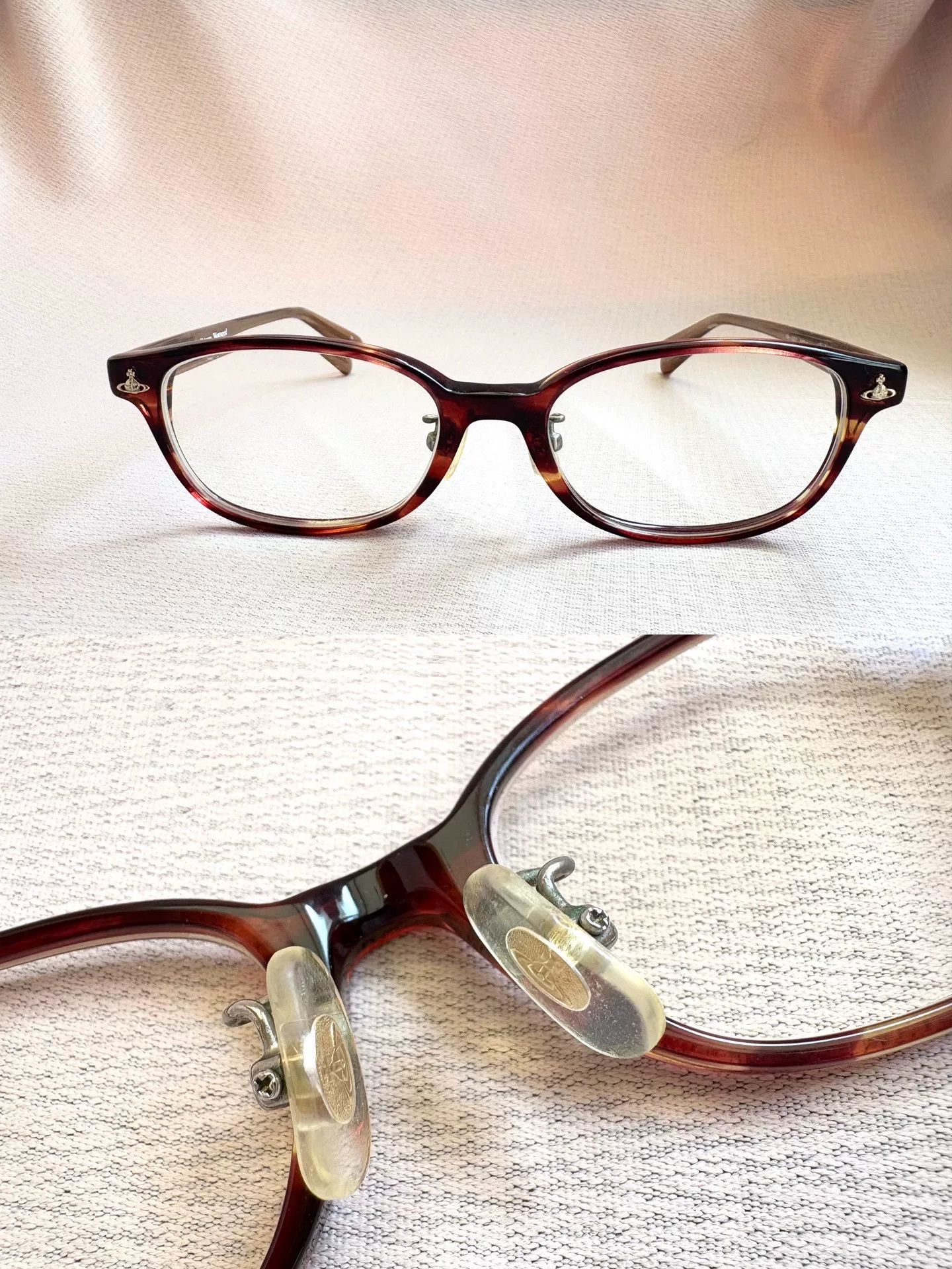 Vivienne Westwood Vivienne Westwood Y2K Saturn Tortoiseshell Eyeglasses Size ONE SIZE - 8 Thumbnail