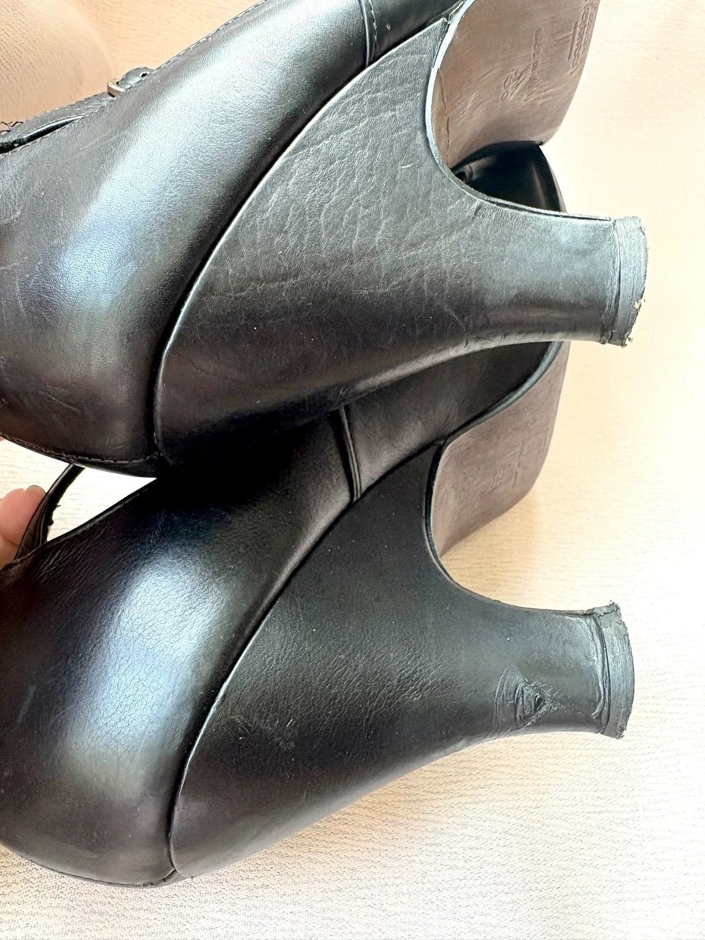 Vivienne Westwood Vivienne Westwood Vintage Black Leather Shoes Size US 5 / IT 35 - 6 Thumbnail