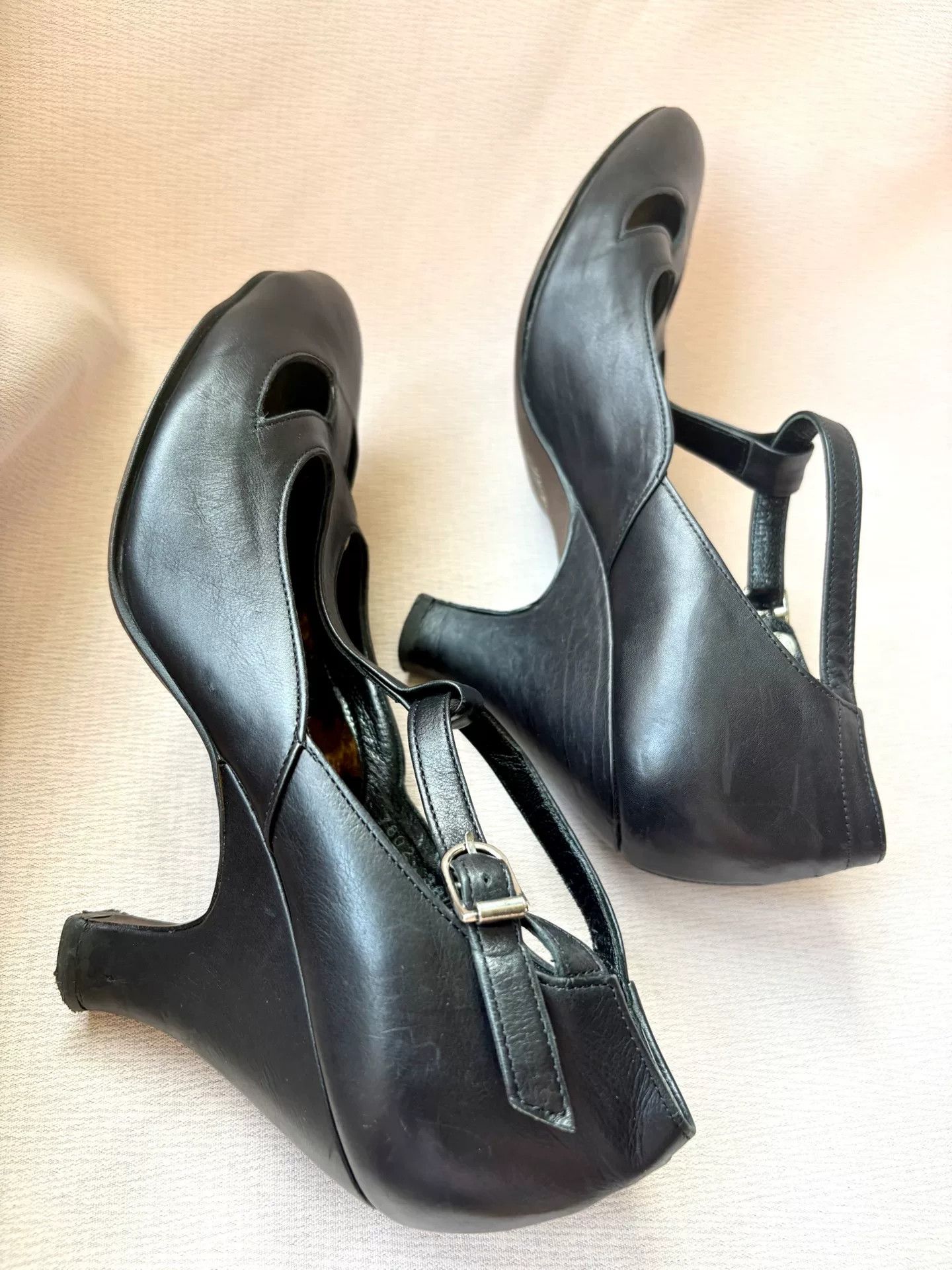 Vivienne Westwood Vivienne Westwood Vintage Black Leather Shoes Size US 5 / IT 35 - 3 Thumbnail