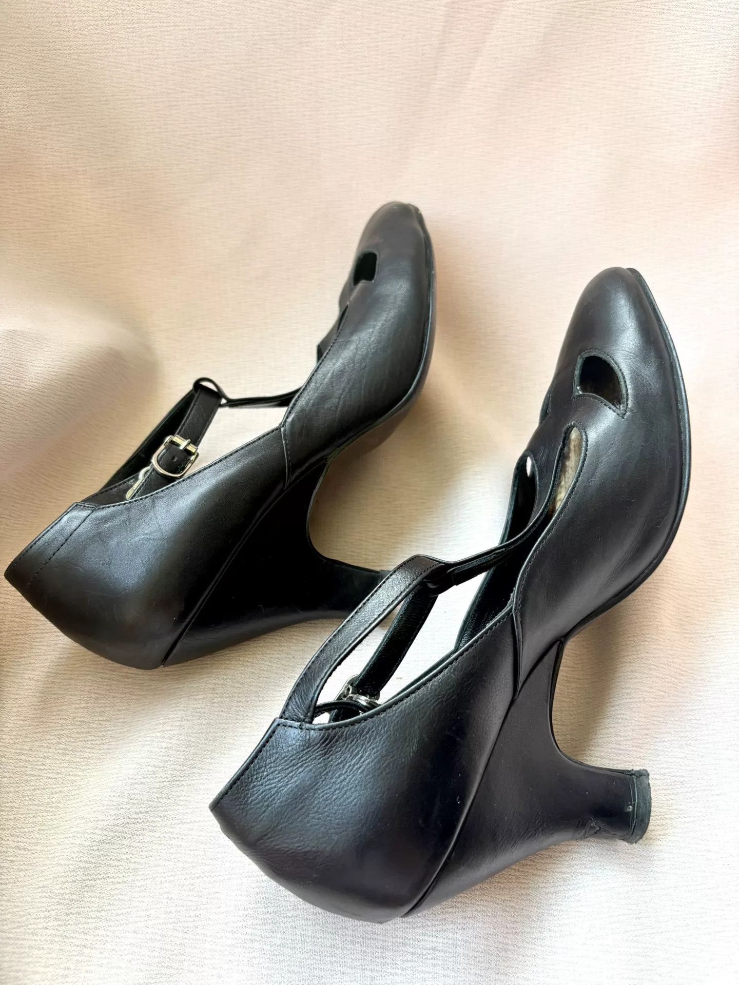 Vivienne Westwood Vivienne Westwood Vintage Black Leather Shoes Size US 5 / IT 35 - 4 Thumbnail