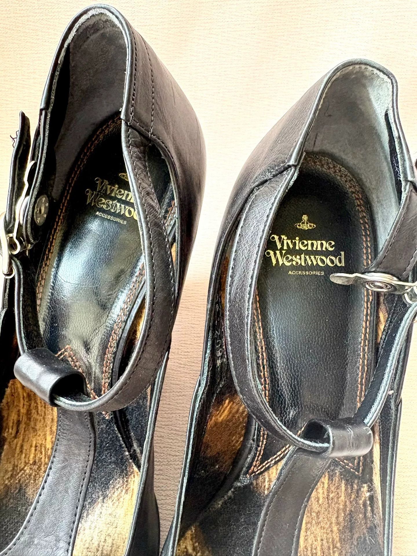 Vivienne Westwood Vivienne Westwood Vintage Black Leather Shoes Size US 5 / IT 35 - 5 Thumbnail