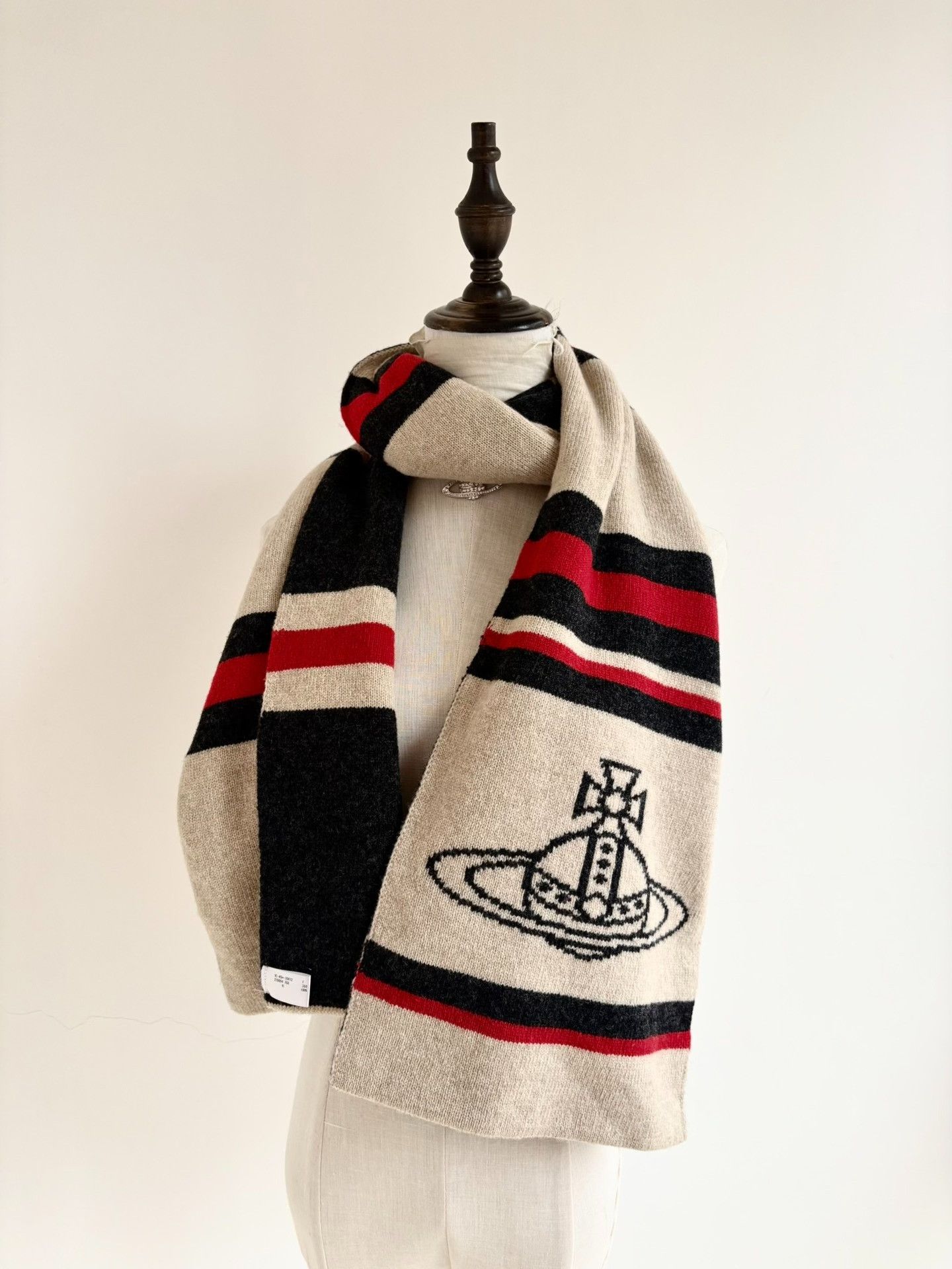 Vivienne Westwood Vivienne Westwood Big Saturn Knit Scarf Size ONE SIZE - 4 Thumbnail