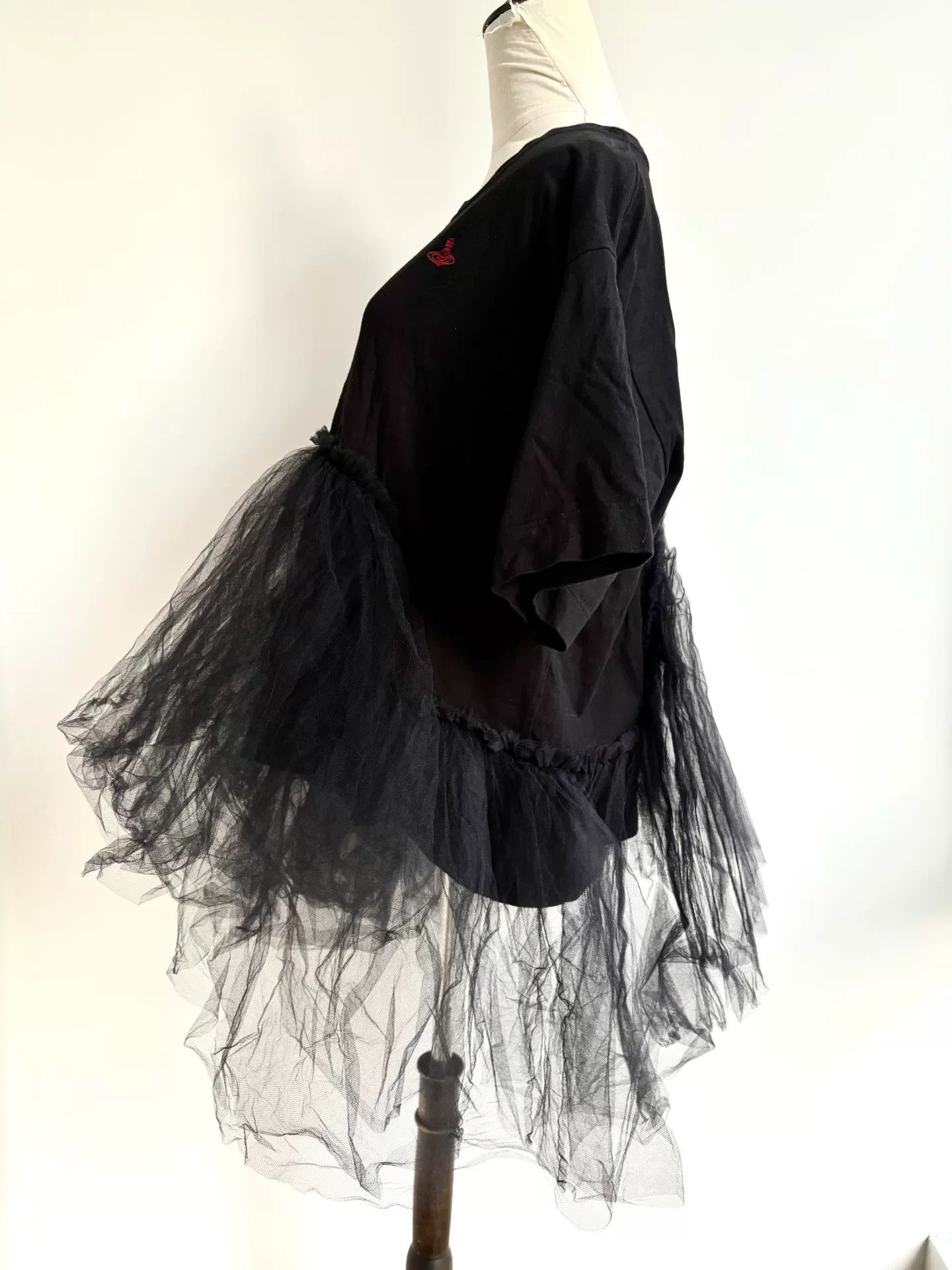 Vivienne Westwood Vivienne Westwood Red Saturn Black Mesh T-shirt Size M / US 6-8 / IT 42-44 - 3 Thumbnail