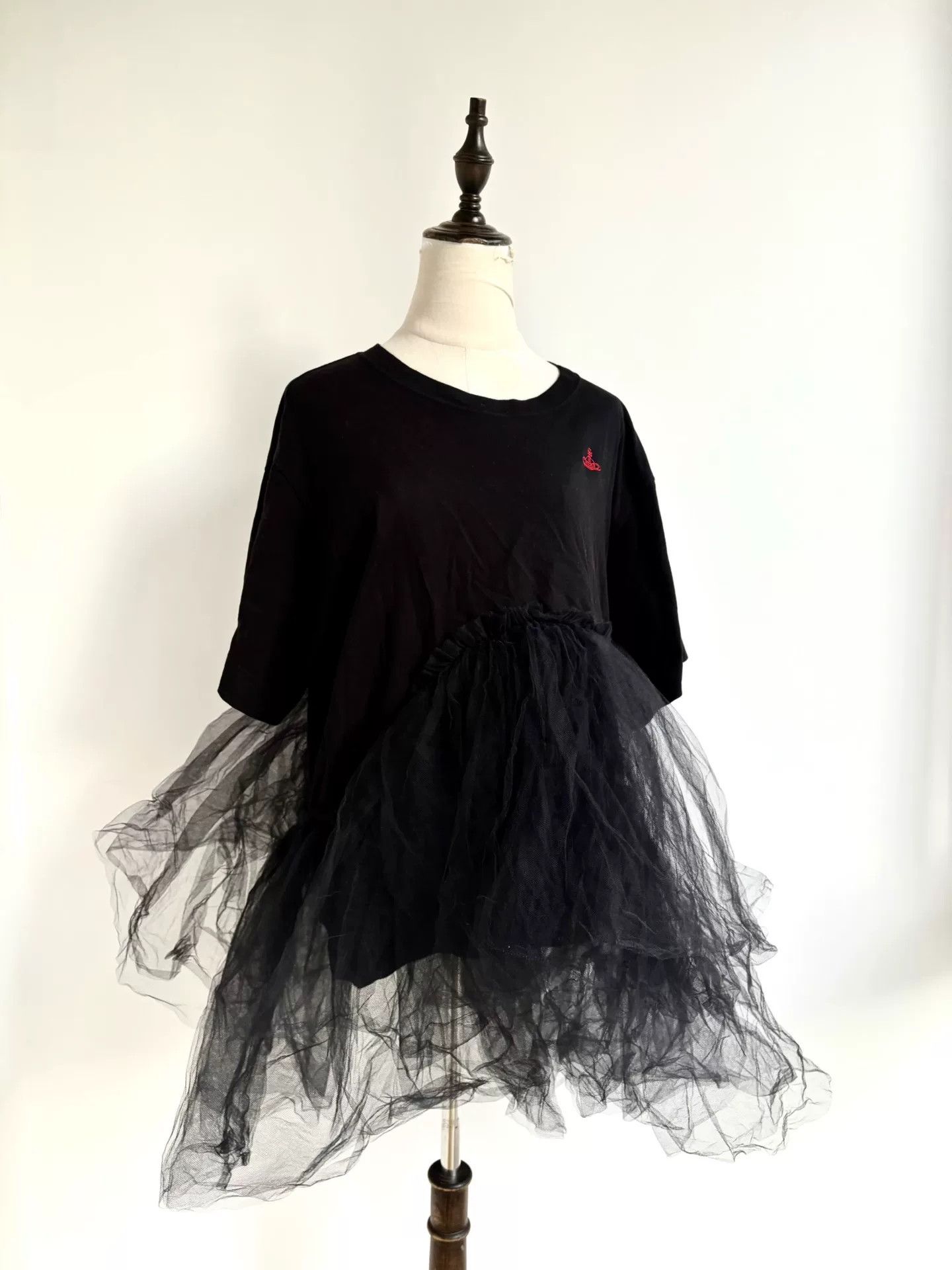 Vivienne Westwood Vivienne Westwood Red Saturn Black Mesh T-shirt Size M / US 6-8 / IT 42-44 - 2 Thumbnail
