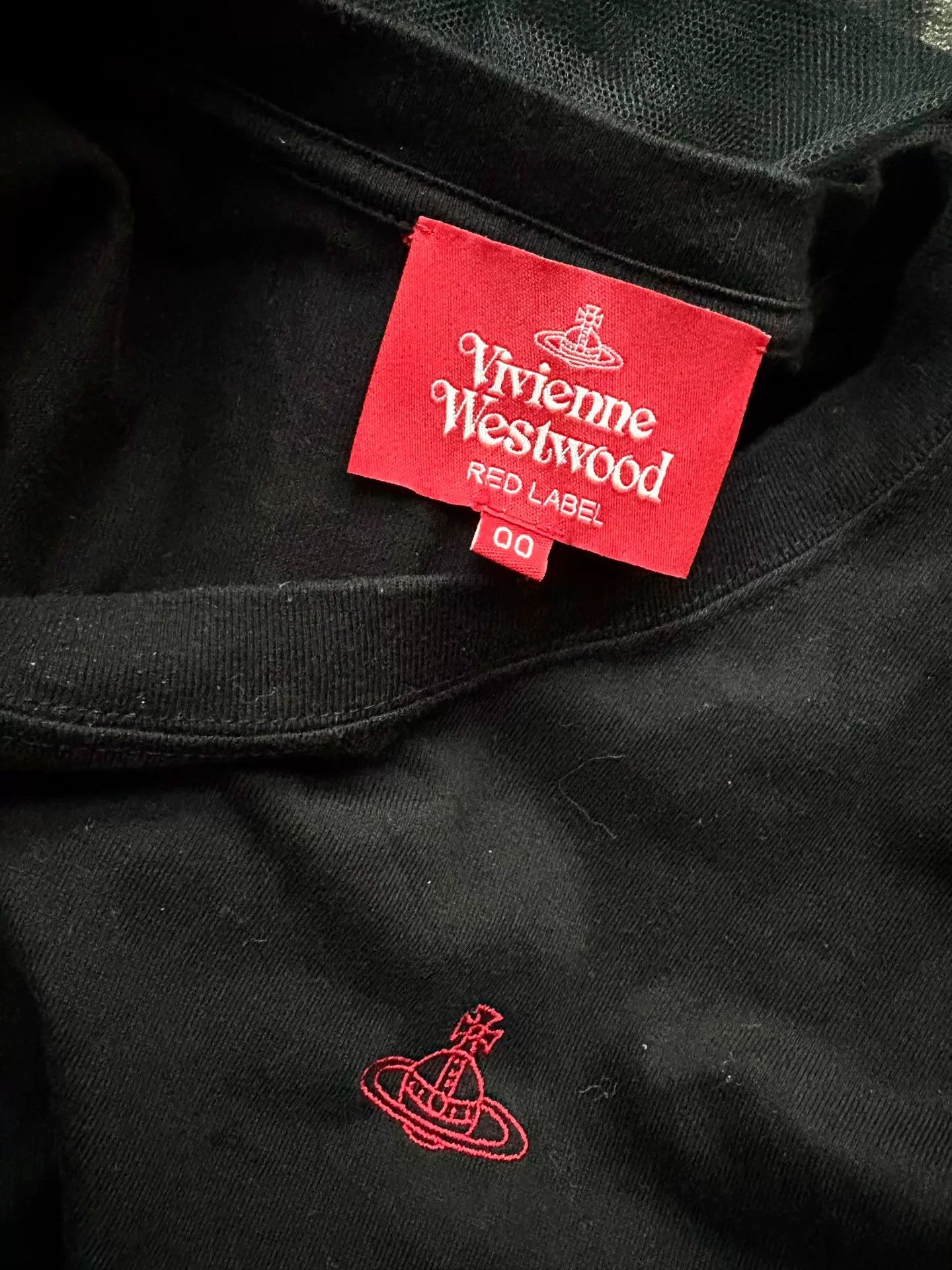 Vivienne Westwood Vivienne Westwood Red Saturn Black Mesh T-shirt Size M / US 6-8 / IT 42-44 - 6 Thumbnail