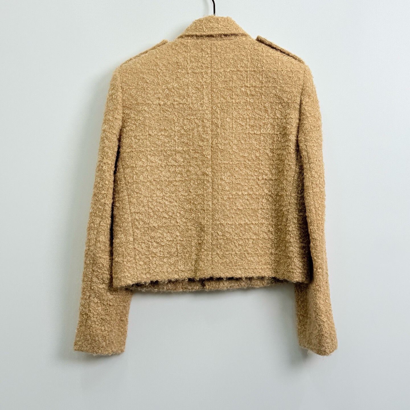 Celine Celine Camel Tweed Gold Button Coat Size XS / US 0-2 / IT 36-38 - 3 Thumbnail