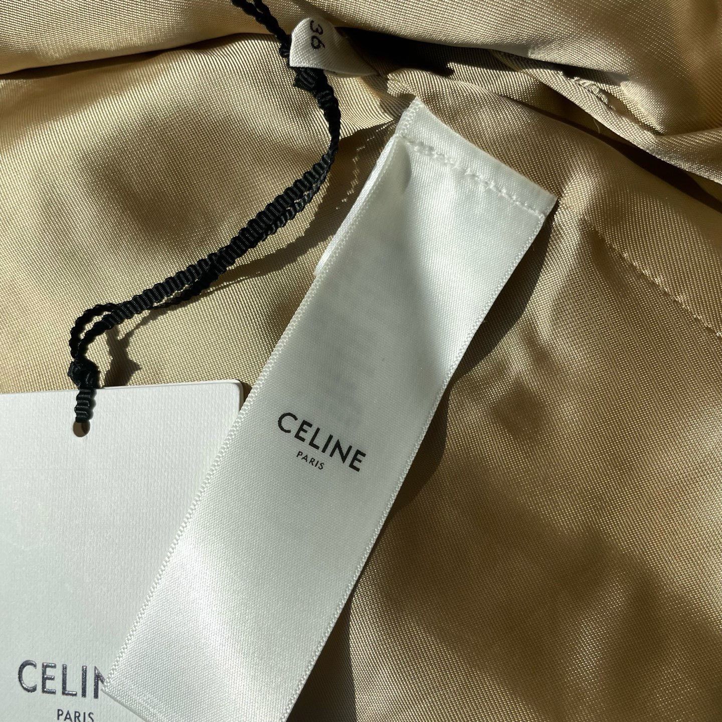 Celine Celine Camel Tweed Gold Button Coat Size XS / US 0-2 / IT 36-38 - 5 Thumbnail