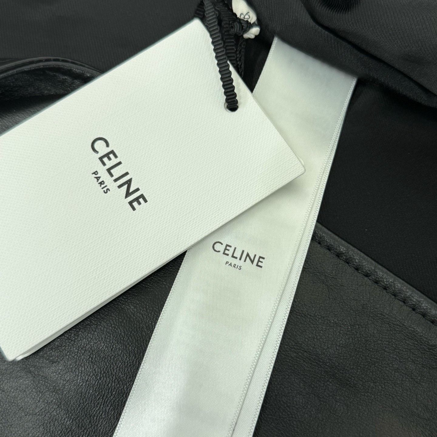 Celine CELINE SS23 Solid Zip Trapezoid Collar Leather Jacket Size XS / US 0-2 / IT 36-38 - 5 Thumbnail