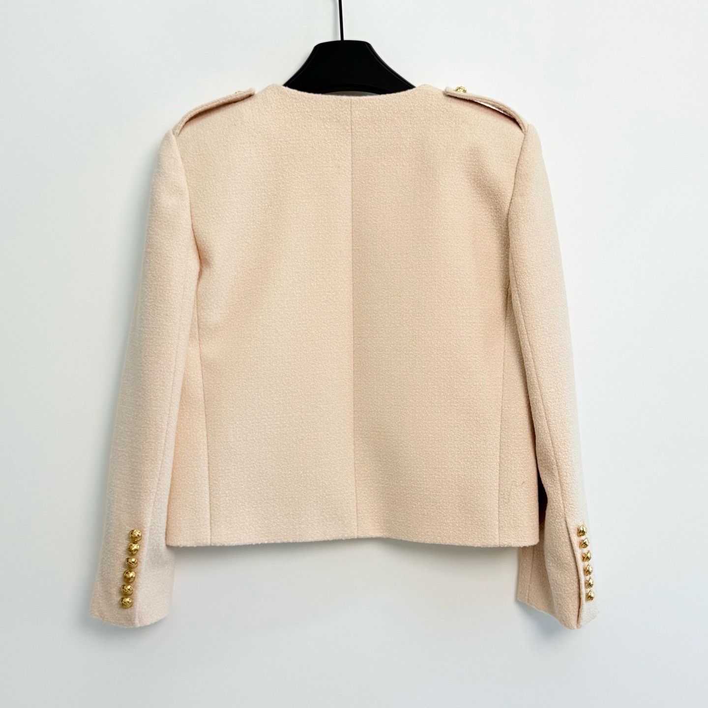Celine CELINE SS23 Solid Tweed Button Knit Top Size XXS / US 00 / IT 34 - 3 Thumbnail