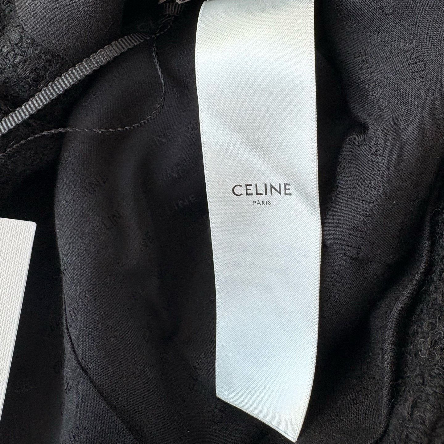 Celine Celine Tweed Gold Button Stand Collar Coat Size XXS / US 00 / IT 34 - 5 Thumbnail