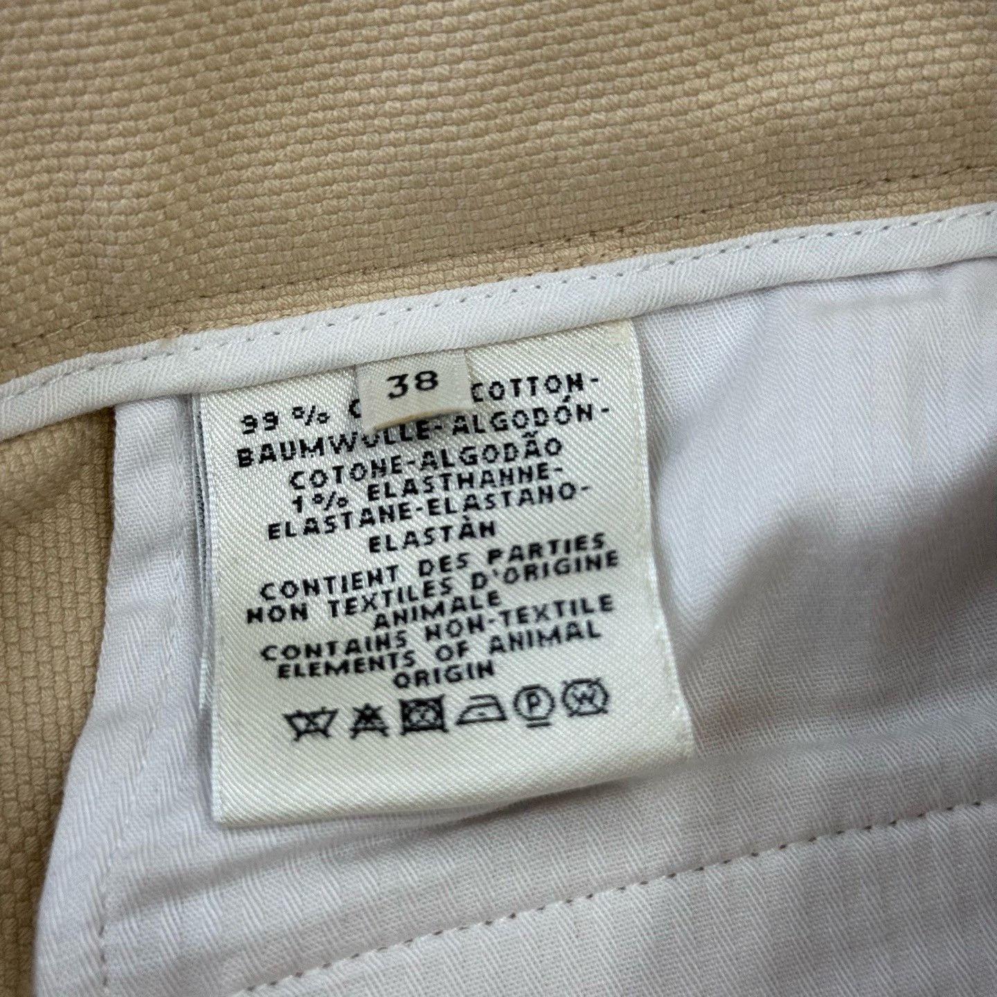 Hermes Hermes Beige Cropped Cuffed Jeans Size 38" / US 16 / IT 52 - 5 Thumbnail